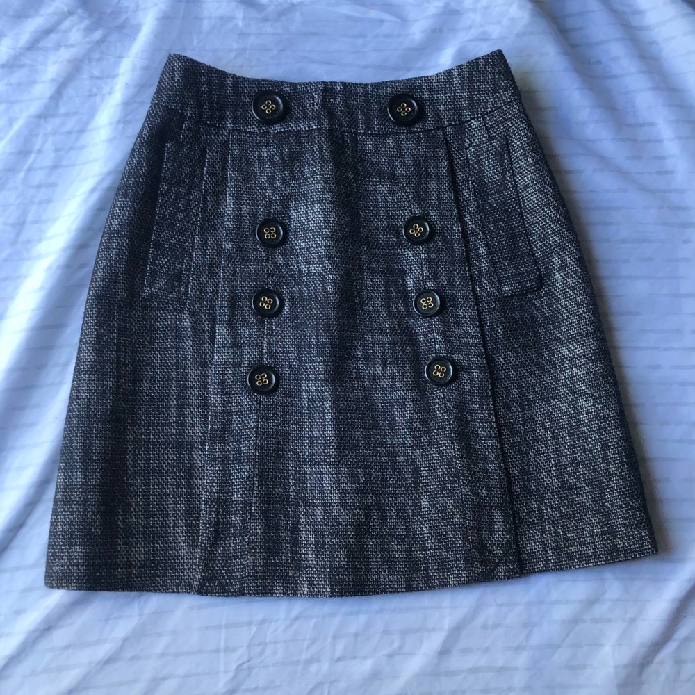 BCBGMaxAzria Tweed A Line Skirt